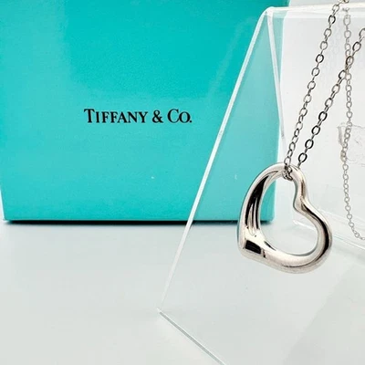 Collana Tiffany & Co. cuore aperto in argento Tiffany dal Giappone - Immagine 1 di 4