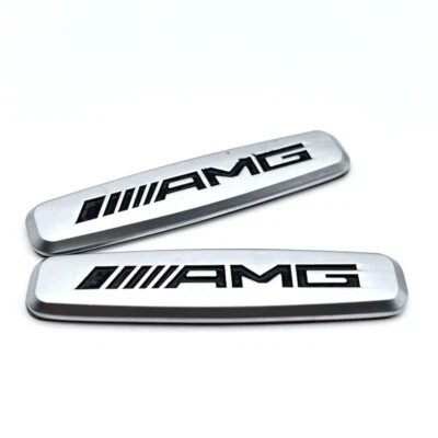 2 adesivi per Mercedes Benz AMG sedile schienale emblema scritta accessori