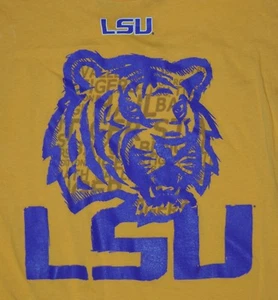 t-shirt media lsu louisiana state university tigers 19,5 pollici pit to pit - Foto 1 di 3