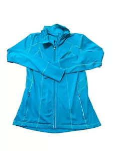 Tangerine Womens Green Long Sleeve Full Zip Athletic Shirt Size S/C - Picture 1 of 4