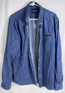 Scotch And Soda Amsterdams Blauw Jeansjacke Herren Gr. XL Regular Blau Knopf - Bild 1 von 8