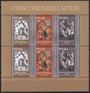Poland 2009 Art, Paintings MNH sheet - Picture 1 of 1