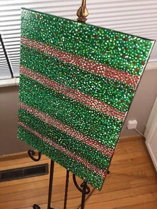 Michael the Artist DOT Painting 16" x 20" No. 123. Signed By Artist, Abstract - Picture 1 of 12