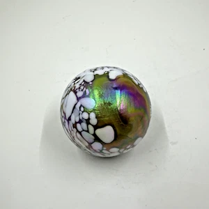 Vintage Tom St. Clair Iridescent Gold Purple White Some chips in Photo - Picture 1 of 4