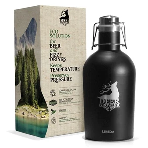 Grande bottiglia borraccia termica-1,5 L, per Birra, bevande friz, tè e infusi. - Foto 1 di 9