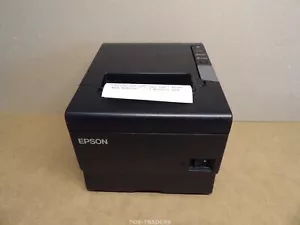 Epson TM-T88V M244A Thermal Ticket Receipt Printer Powered-USB 80mm BLACK + PSU - Bild 1 von 8