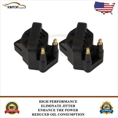 2 Ignition Coils for Pontiac Montana 3.4L 1999-2005 Grand Prix 3.1L 1989-2003 - Image 1 of 4