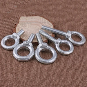 Lifting Eye Bolts Ring Screw Bright Zinc Plated M6 M8 M10 M12 M16 M18 M20 Bolt - Picture 1 of 10