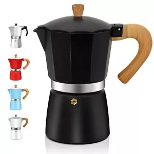 6 Cup Aluminum Espresso Stovetop Moka Pot Express Coffee Maker Percolator Ita... - Picture 1 of 8