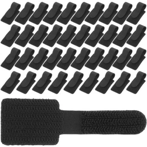 40 Pcs Self-adhesive Wire Manager Reusable Cable Organizers Management Straps - Photo 1/12