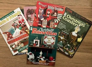 PICK YOUR PATTERN - CHRISTMAS PLASTIC CANVAS LEAFLETS - UPDATED 10/13/2023 - Picture 1 of 25