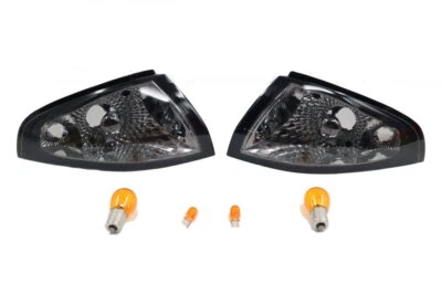 Smoked Crystal Front Corner Signal Lights For NISSAN SKYLINE R32 GTS  1989-1994 - Image 1 of 3