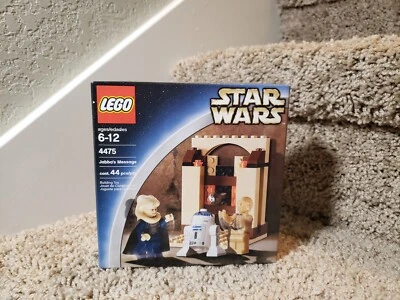 Lego Star Wars 4475 Mensaje de Jabba Sellado Sin usar, en caja sellada Babero Fortuna R2 C3PO minifiguras ⭐ Foto 1 de 4