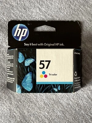 Cartucho de impresión de inyección de tinta tricolor HP 57 C6657AN nuevo caja sin abrir caducado mayo 2012 Foto 1 de 3
