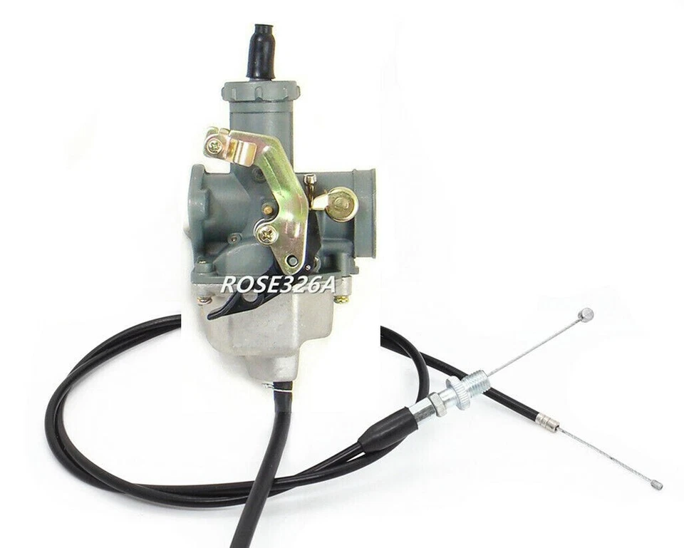 Carburetor & Throttle Cable For Honda NX125 Twinstar 200 CL200T CM185T - Image 1 of 4