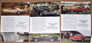 1960 CHRYSLER IMPERIAL advertisements x3, Chrysler Southampton, Le Baron - Foto 1 di 4