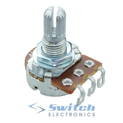 Linear / Logarithmic 16mm Potentiometers Pots Solder Lug  - Image 1 of 2