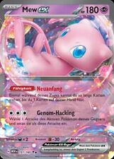 Pokemon Karte | Mew EX 151/165 | Deutsch | Boosterfrisch | Near Mint | 151