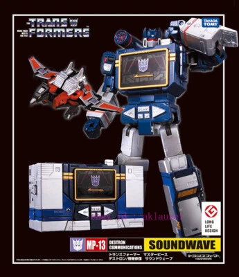 Perfect new Takara Tomy Masterpiece Mp13 Mp-13 Soundwave Action Figure In Stock - Image 1 of 4