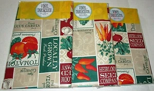 LOCALLY GROWN Fresh Produce Vinyl Tablecloth Assortment  [Your Choice] - Picture 1 of 4
