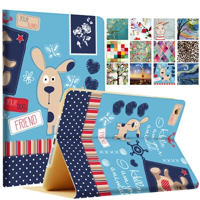 iPad 10.2" 9th 8th 7th Gen 10.9 Pro 9.7 11 10.5 Printed Folio Case Puppy Friend - Image 1 of 4