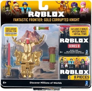 Fantastic Frontier: Gold Corrupted Knight Action Figure [2 Bonus  Packs] - Picture 1 of 10