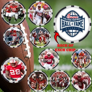 Montee Ball Wisconsin College Football Hall of Fame Chips (10) - Picture 1 of 2