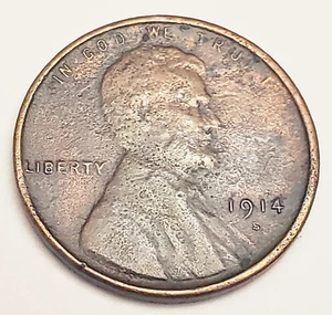 1914 S Lincoln Wheat Cent / Penny *VF - VERY FINE DETAILS* **FREE SHIPPING** - Picture 1 of 2