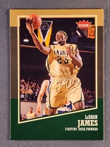 2013-14 Fleer Retro #39 Lebron James Fighting Irish Cavaliers Lakers Heat - Picture 1 of 2