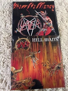SLAYER HELL AWAITS 2008 Metalblade Vinyl LP Record BLOOD SPLATTER PIC DISC * - Foto 1 di 2