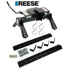Reese Base Rail Kit w/ 16K Fifth Wheel Trailer Tow Hitch For 07-21 Toyota Tundra