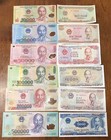 Vietnam Dong Banknote Set World Paper Money Currency ( 500 to 500,000 )