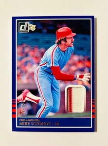 2025 Donruss Mike Schmidt "Retro 1985 Materials" Blue Parallel Jersey Relic /25 - Picture 1 of 3