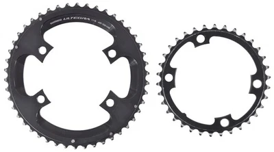 Shimano Ultegra FC-R6800 2 x 11 Speed Road Bike Chainring Set 46/36T Double CX - Image 1 of 2