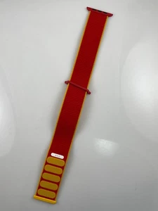 Original Apple Watch Series 10 9 8 Sport Loop 44 mm 45 mm 46 mm 49 mm bracelet Chine rouge - Photo 1 sur 11