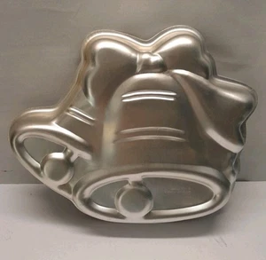 Vintage doppia campana Natale matrimonio campana teglia Wilton 1979 #502-1220 - Foto 1 di 5