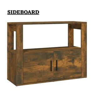 Modern Sideboard Storage Cabinet Cupboard Display Book Cabinet Engineered Wood - Picture 1 of 9