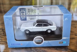 Oxford 76CPR003 - Ford Capri White Black Roof 1/76 Scale Minder (TV series) - Picture 1 of 5