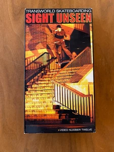 Transworld Skateboarding Sight Unseen VHS Tape Video #12 Kirchart Cardiel Skate - Picture 1 of 5