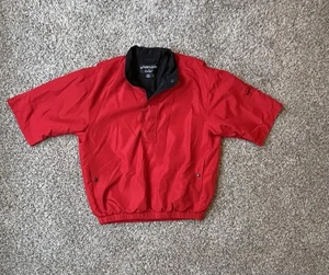 DryJoys Footjoy Windbreaker Men’s 1/4 Zip Pullover Short Sleeve Jacket Golf - Picture 1 of 4