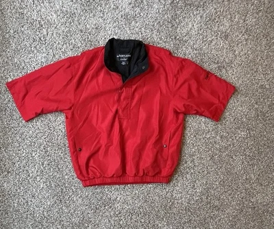 DryJoys Footjoy Windbreaker Men’s 1/4 Zip Pullover Short Sleeve Jacket Golf - Image 1 of 4