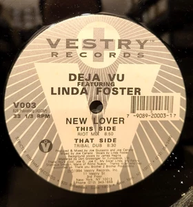 DEJA VU FEAT LINDA FOSTER - NEW LOVER - VINYL VG+/VG+ 12" - Bild 1 von 2
