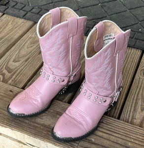 Durango Westernstiefel rosa Strass Mädchen Größe 2 D - Bild 1 von 10