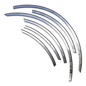 6p Luxury FX Chrome Fender Trim w/Gasket designed for 2008-2013 Nissan Rogue - Bild 1 von 5