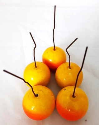 Deko Äpfel mit Draht Staude Tischdeko Schneewittchen Herbstdeko 129267913 - Bild 1 von 4