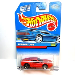 VHTF 1997 Hot Wheels Ferrari 308 Red W/ Black Interior #816 - Picture 1 of 6