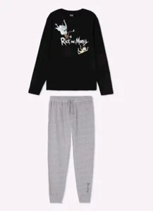 Conjunto de pijama jersey Rick and Morty manga larga gris PJ para hombre Primark - Imagen 1 de 4