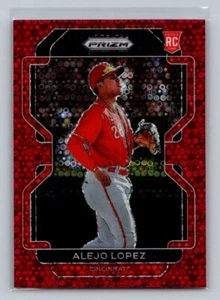 2022 Panini Prizm #246 Alejo Lopez Red Donut Circles Prizm #/99 - Picture 1 of 2