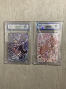 Yae Miko Raiden Genshin Impact Graded 10 Gem Mint Foil Slab Card Waifu Girl Feet - Picture 1 of 10