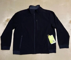 Chaqueta negra ligera con cremallera completa polar Softshell All in Motion para hombre talla XL - Imagen 1 de 9
